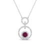 Load image into Gallery viewer, multi-ring-interlocked-diamond-pendant-with-pink-sapphire-in-white-gold-FDPD10699-GSADRPI-ANGLE1-NL-WG.jpg?v=1759291658