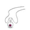 Load image into Gallery viewer, multi-ring-interlocked-diamond-pendant-with-pink-sapphire-in-white-gold-FDPD10699-GSADRPI-NL-WG.jpg?v=1759291658