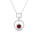 Load image into Gallery viewer, multi-ring-interlocked-diamond-pendant-with-ruby-in-white-gold-FDPD10699-GRUDR-ANGLE1-NL-WG.jpg?v=1759230335
