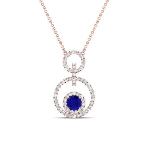 multi-ring-interlocked-diamond-pendant-with-sapphire-in-rose-gold-FDPD10699-GSABL-ANGLE1-NL-RG.jpg?v=1759291658