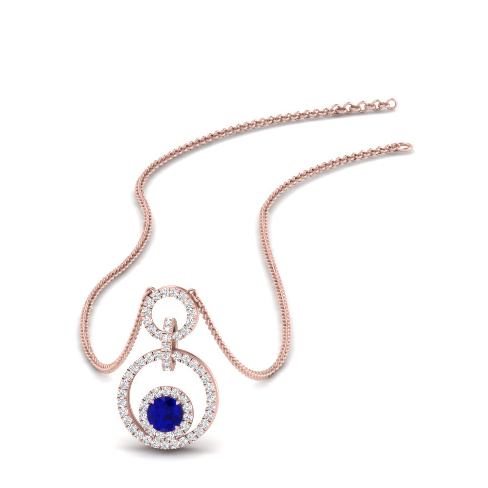 multi-ring-interlocked-diamond-pendant-with-sapphire-in-rose-gold-FDPD10699-GSABL-NL-RG.jpg?v=1759230335