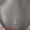 Load image into Gallery viewer, multi-ring-interlocked-lab-diamond-pendant-in-18k-white-gold-fdpd10699-3.jpg?v=1766569461
