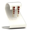 Load image into Gallery viewer, multi-ruby-chain-stud-earrings-in-yellow-gold-FDEAR11134GRUDR-NL-YG