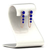 Load image into Gallery viewer, multi-sapphire-chain-stud-earrings-in-rose-gold-FDEAR11134GSABL-NL-RG