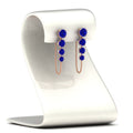 Thumbnail 10 - multi-sapphire-chain-stud-earrings-in-rose-gold-FDEAR11134GSABL-NL-RG