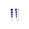 Load image into Gallery viewer, multi-sapphire-chain-stud-earrings-in-white-gold-FDEAR11134GSABL-NL-WG