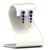 Load image into Gallery viewer, multi-sapphire-chain-stud-earrings-in-yellow-gold-FDEAR11134GSABL-NL-YG