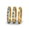Load image into Gallery viewer, multi-stack-hexagon-diamond-eternity-band-with-blue-topaz-in-yellow-gold-FD9187GICBLTOANGLE5-NL-YG.jpg