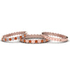 Load image into Gallery viewer, multi-stack-hexagon-diamond-eternity-band-with-orange-sapphire-in-rose-gold-FD9187GSAORANGLE5-NL-RG.jpg