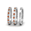 Load image into Gallery viewer, multi-stack-hexagon-diamond-eternity-band-with-orange-sapphire-in-white-gold-FD9187GSAORANGLE5-NL-WG.jpg
