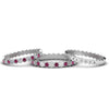 Load image into Gallery viewer, multi-stack-hexagon-diamond-eternity-band-with-pink-sapphire-in-white-gold-FD9187GSADRPIANGLE5-NL-WG.jpg