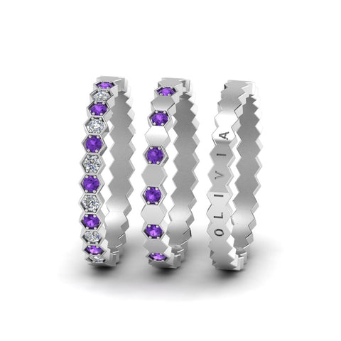 multi-stack-hexagon-diamond-eternity-band-with-purple-topaz-in-white-gold-FD9187GVITOANGLE5-NL-WG.jpg