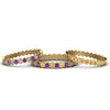 Load image into Gallery viewer, multi-stack-hexagon-diamond-eternity-band-with-purple-topaz-in-yellow-gold-FD9187GVITOANGLE5-NL-YG.jpg