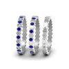 Load image into Gallery viewer, multi-stack-hexagon-diamond-eternity-band-with-sapphire-in-white-gold-FD9187GSABLANGLE5-NL-WG.jpg