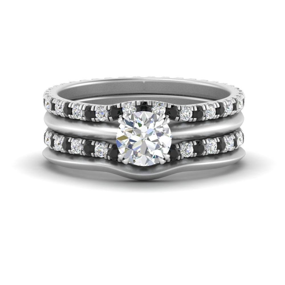 multi-stack-knife-edge-black-diamond-solitaire-bridal-set-in-FD9239ROGBLACK-NL-WG