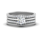 Load image into Gallery viewer, multi-stack-knife-edge-diamond-solitaire-bridal-set-in-FD9239RO-NL-WG
