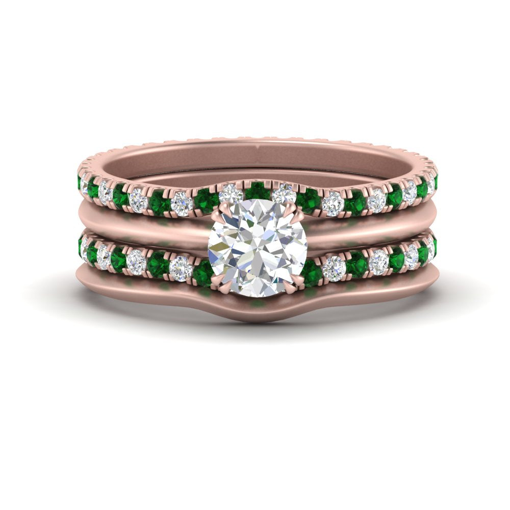 multi-stack-knife-edge-emerald-solitaire-bridal-set-in-FD9239ROGEMGR-NL-RG
