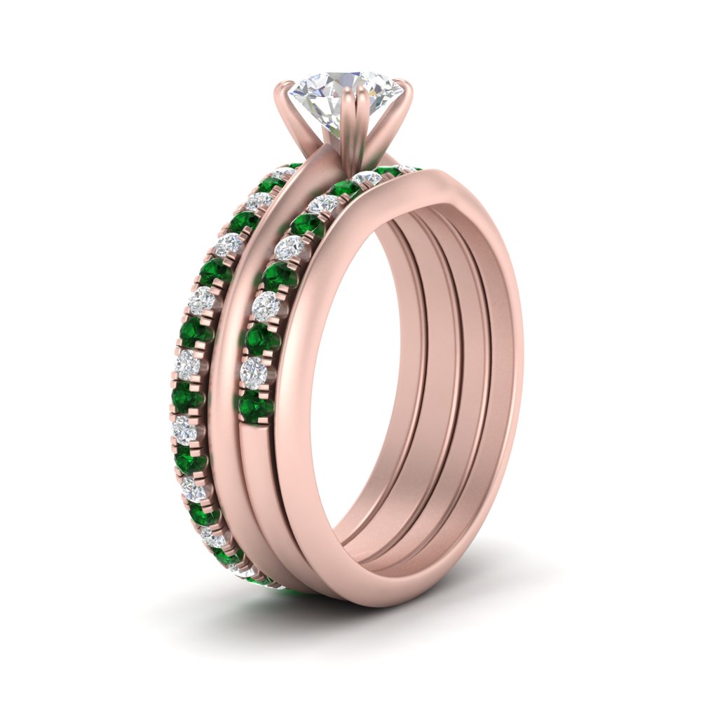 multi-stack-knife-edge-emerald-solitaire-bridal-set-in-FD9239ROGEMGR-NL-RG