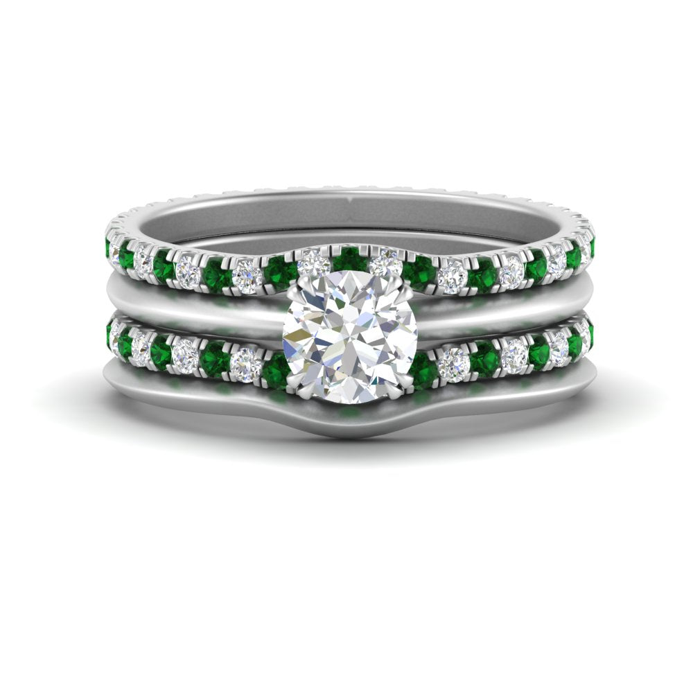 multi-stack-knife-edge-emerald-solitaire-bridal-set-in-FD9239ROGEMGR-NL-WG