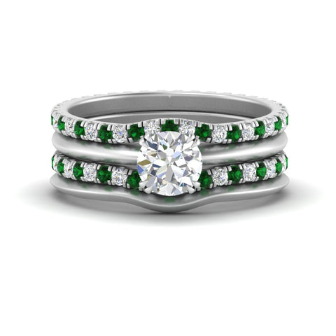 multi-stack-knife-edge-emerald-solitaire-bridal-set-in-FD9239ROGEMGR-NL-WG