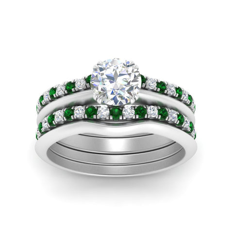 multi-stack-knife-edge-emerald-solitaire-bridal-set-in-FD9239ROGEMGR-NL-WG