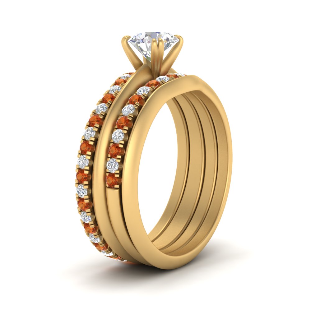 multi-stack-knife-edge-orange-sapphire-solitaire-bridal-set-in-FD9239ROGSAOR-NL-YG