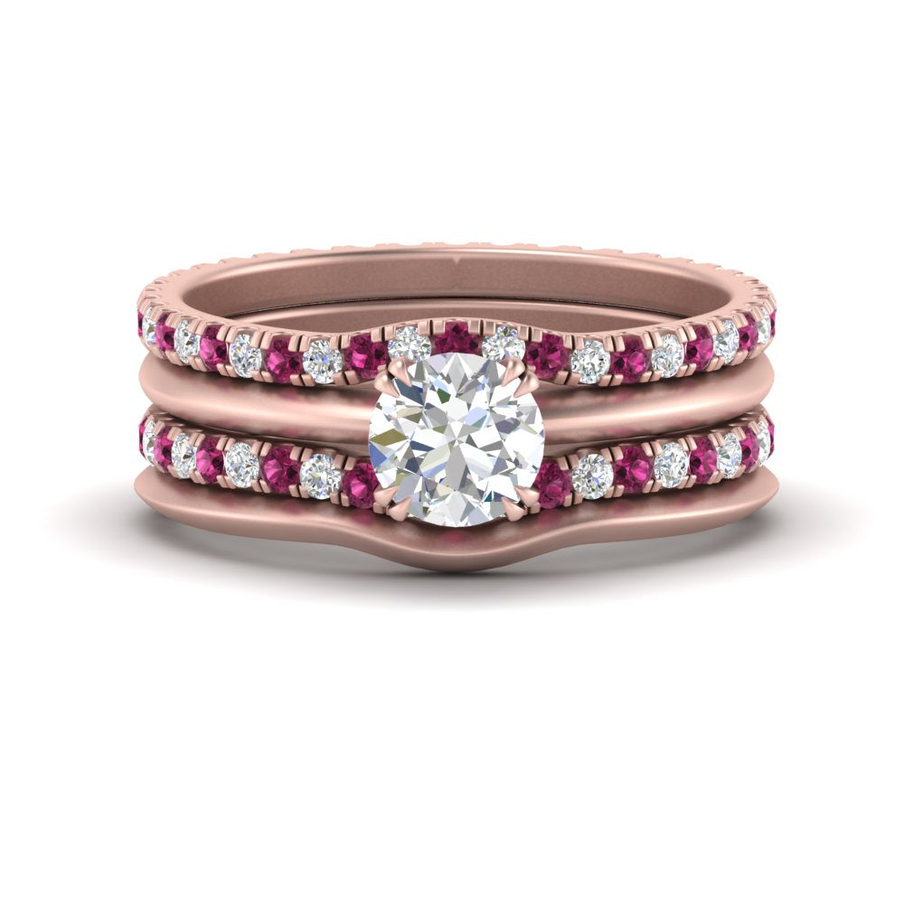 multi-stack-knife-edge-pink-sapphire-solitaire-bridal-set-in-FD9239ROGSADRPI-NL-RG