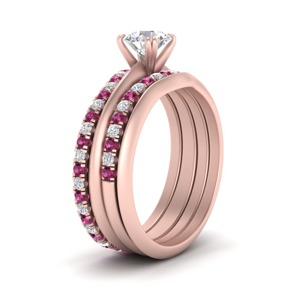 multi-stack-knife-edge-pink-sapphire-solitaire-bridal-set-in-FD9239ROGSADRPI-NL-RG