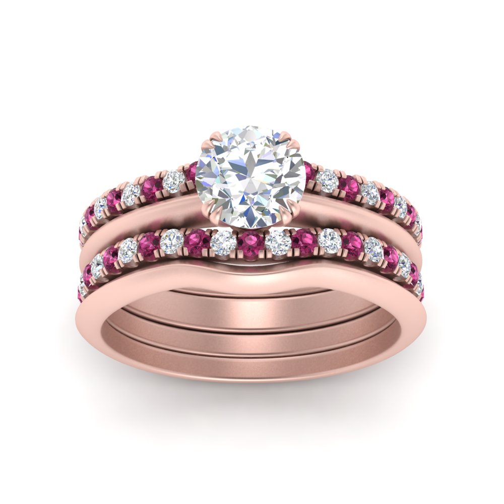 multi-stack-knife-edge-pink-sapphire-solitaire-bridal-set-in-FD9239ROGSADRPI-NL-RG