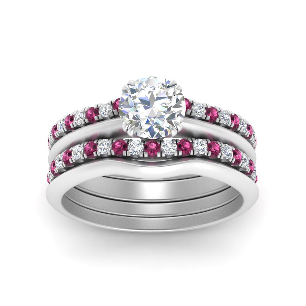 multi-stack-knife-edge-pink-sapphire-solitaire-bridal-set-in-FD9239ROGSADRPI-NL-WG
