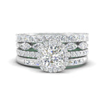 Load image into Gallery viewer, multi-stacking-halo-bridal-set-in-FD10130CU-NL-WG
