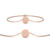 Load image into Gallery viewer, Alphabet disc diamond bracelet