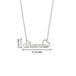 Load image into Gallery viewer, name-necklace-with-heart-in-FDPD11280-NL-WG