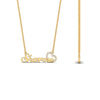 Load image into Gallery viewer, name-necklace-with-heart-in-FDPD11280-NL-YG