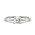 Thumbnail 1 - natural-diamond-asscher-cut-two-tone-1.5-mm-comfort-fit-solitaire-ring-in-white-gold-fdens11590asrsleep-1.50mm-nl-wg