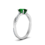 Load image into Gallery viewer, natural-emerald-pear-shape-wedding-ring-in-white-gold-FD8253PERGEMGR-NL-WG-GS.jpg
