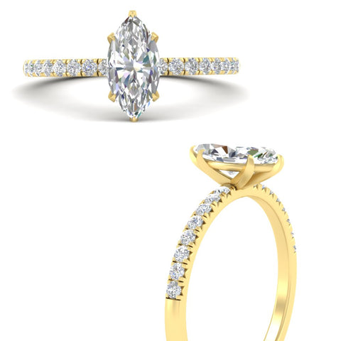 natural-marquise-diamond-french-pavé-engagement-ring-in-yellow-gold-FD11408MQRANGLE3-NL-YG