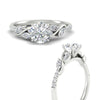 Load image into Gallery viewer, natural-round-cut-bridal-ring-with-vine-details-in-platinum-fdens11635rorangle3-nl-wg