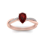 Load image into Gallery viewer, natural-ruby-pear-shape-wedding-ring-in-rose-gold-FD8253PERGRUDR-NL-RG-GS.jpg
