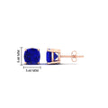 Thumbnail 2 - natural-sapphire-cushion-cut-stud-earrings-1-carat-in-rose-gold-fdear10411cugsablangle2-1.00ct-nl-rg-hw.jpg