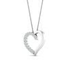 Load image into Gallery viewer, necklace-with-open-heart-diamond-pendant-in-FDPD10782-NL-WG.jpg
