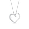 Load image into Gallery viewer, necklace-with-open-heart-diamond-pendant-in-FDPD10782-NL-WG.jpg