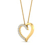 Load image into Gallery viewer, necklace-with-open-heart-diamond-pendant-in-FDPD10782-NL-YG.jpg