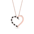 Thumbnail 5 - necklace-with-open-heart-diamond-pendant-with-black-diamond-in-FDPD10782-GBLACK-NL-RG.jpg