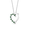 Load image into Gallery viewer, necklace-with-open-heart-diamond-pendant-with-emerald-in-FDPD10782-GEMGR-NL-WG.jpg