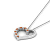Load image into Gallery viewer, necklace-with-open-heart-diamond-pendant-with-orange-sapphire-in-FDPD10782-GSAOR-NL-WG.jpg