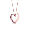 Load image into Gallery viewer, necklace-with-open-heart-diamond-pendant-with-pink-sapphire-in-FDPD10782-GSADRPI-NL-RG.jpg
