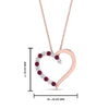 Load image into Gallery viewer, necklace-with-open-heart-diamond-pendant-with-pink-sapphire-in-FDPD10782-GSADRPI-NL-RG.jpg