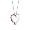 Load image into Gallery viewer, necklace-with-open-heart-diamond-pendant-with-pink-sapphire-in-FDPD10782-GSADRPI-NL-WG.jpg