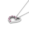 Load image into Gallery viewer, necklace-with-open-heart-diamond-pendant-with-pink-sapphire-in-FDPD10782-GSADRPI-NL-WG.jpg